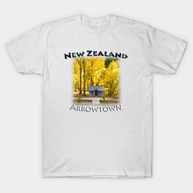 New Zealand - Arrowtown Autumn T-Shirt by TouristMerch